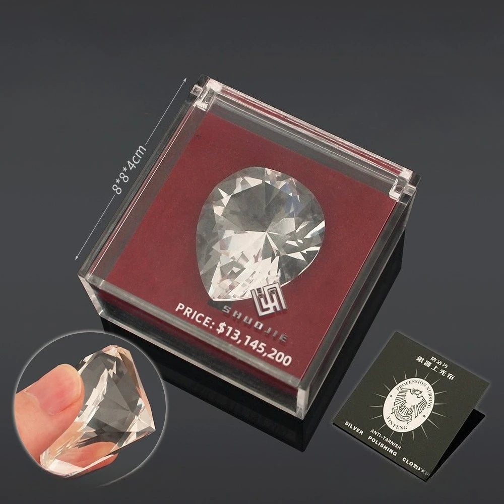 Delta Force Heart of Africa Crystal – Pear-Cut Game Model in Gift Box for Display, Boys' Decor & Collectors