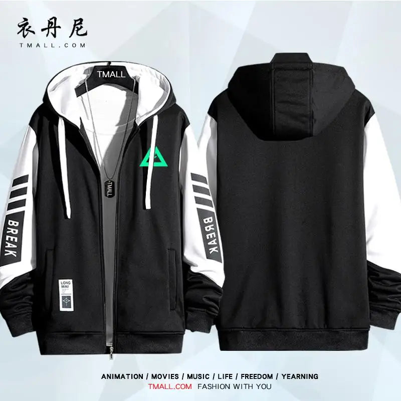Delta Force Military Hoodie – Unisex Tactical Zip Jacket | Casual Gamer Sweatshirt
