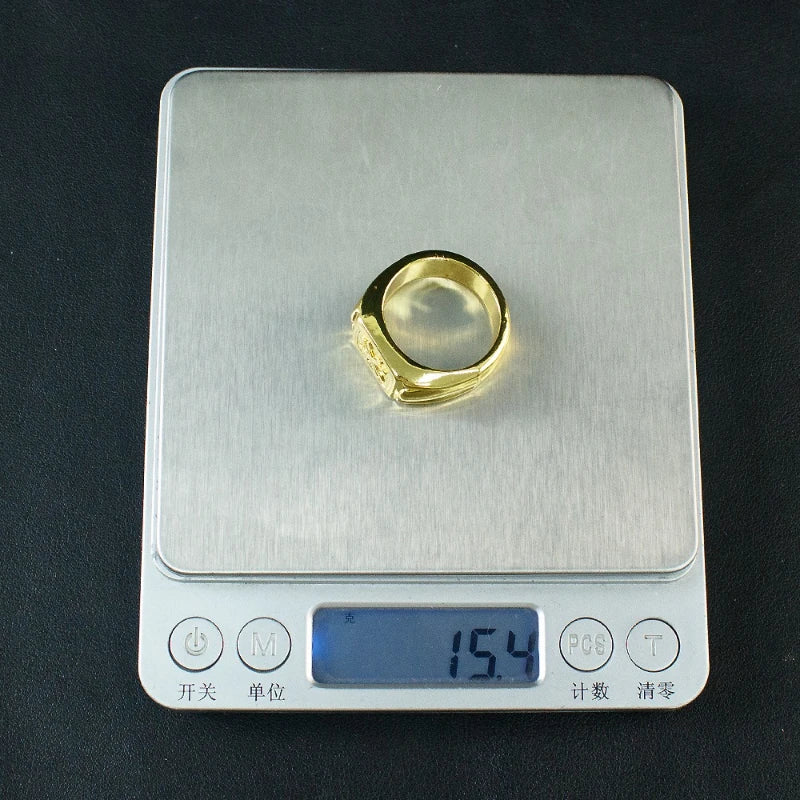 Delta Force 3cm Gold Wrench Ring – Self Defence Squad Game Trophy & Collectible Cosplay Prop