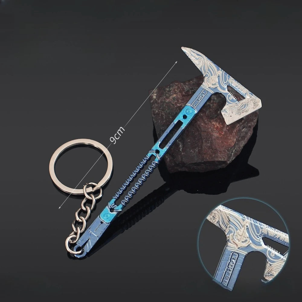 Delta Force 9cm Tactical Tomahawk Knife – Black Sea Edition Keychain, Military-Inspired Men’s Accessory & Gift