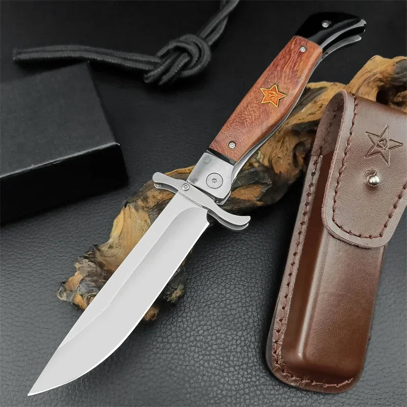 Delta Force NKVD KGB-Klappmesser – Taktische 440C-Klinge mit Sour Branch-Griff