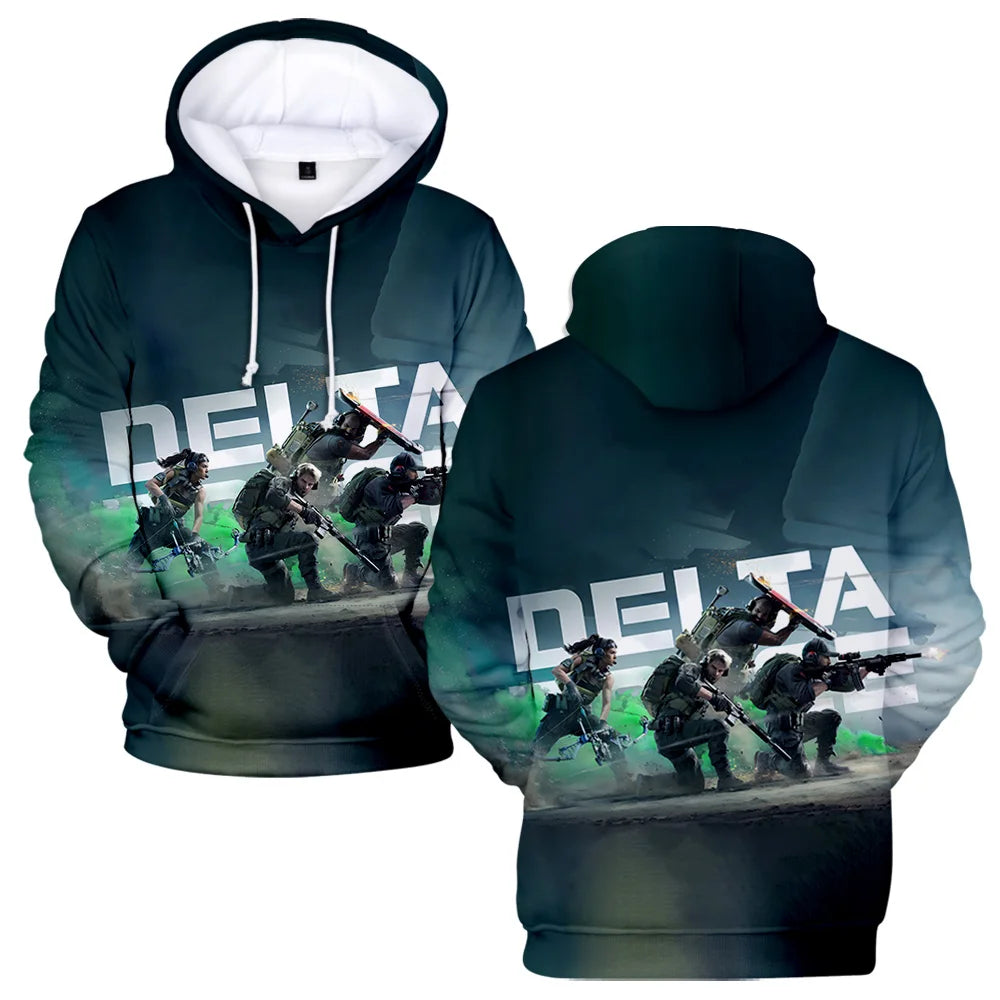 Sweats à capuche Delta Force - Nouveaux sweat-shirts streetwear unisexes inspirés du cosplay