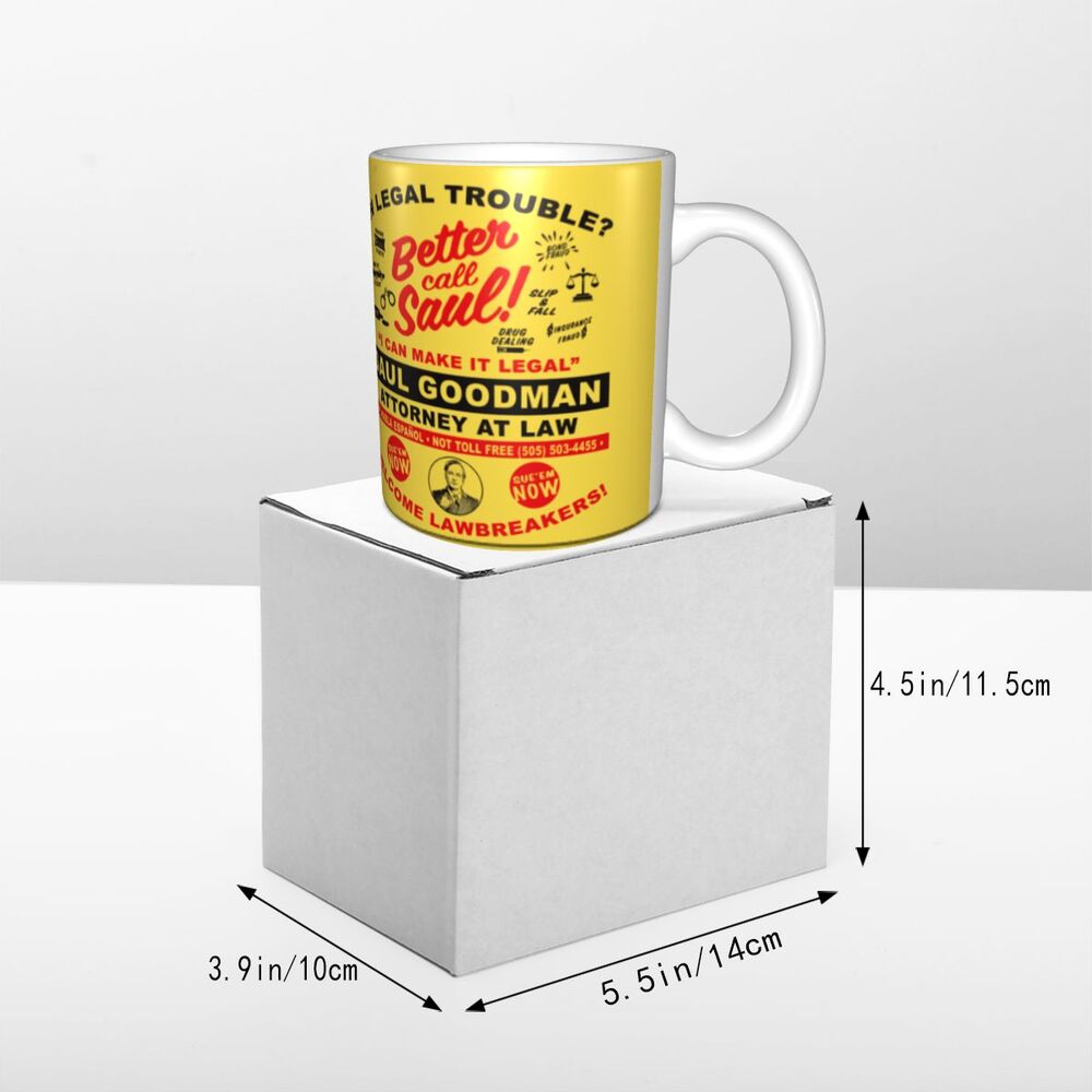 Personalisierte Delta Force x Better Call Saul Tasse - Individuelle Kaffee- und Teetasse aus Keramik