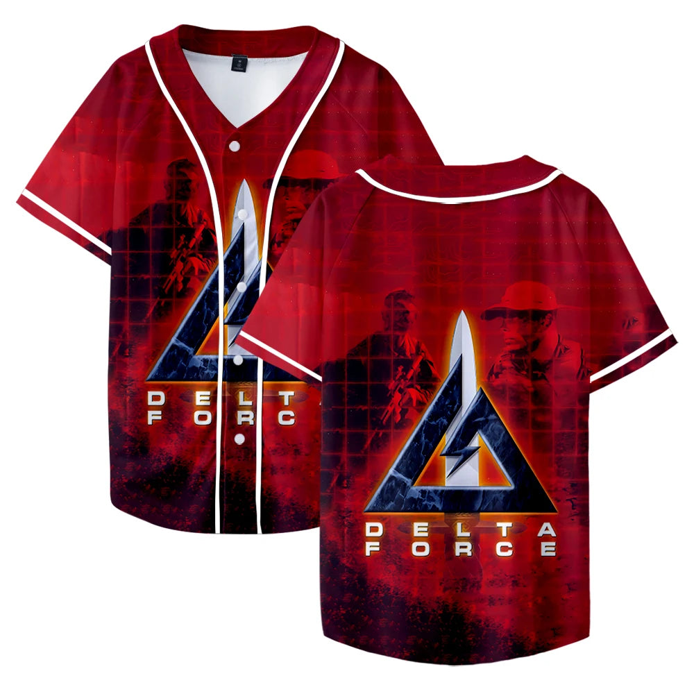 Delta Force Cosplay Unisex Short Sleeve Tee - Casual Streetwear