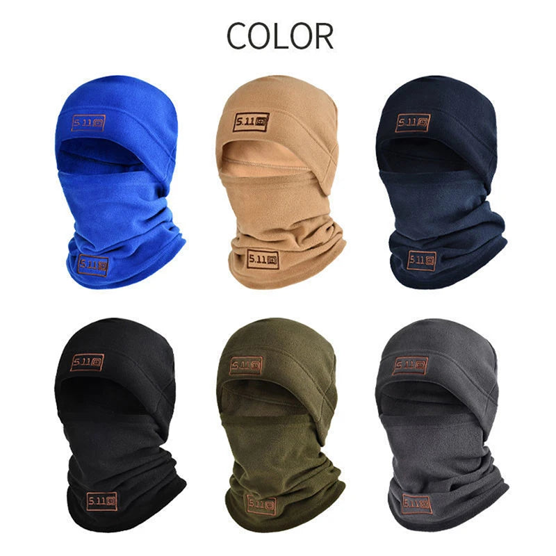 Cagoule polaire d'hiver Delta Force Coral Fleece - Masque thermique pour le visage et cache-cou