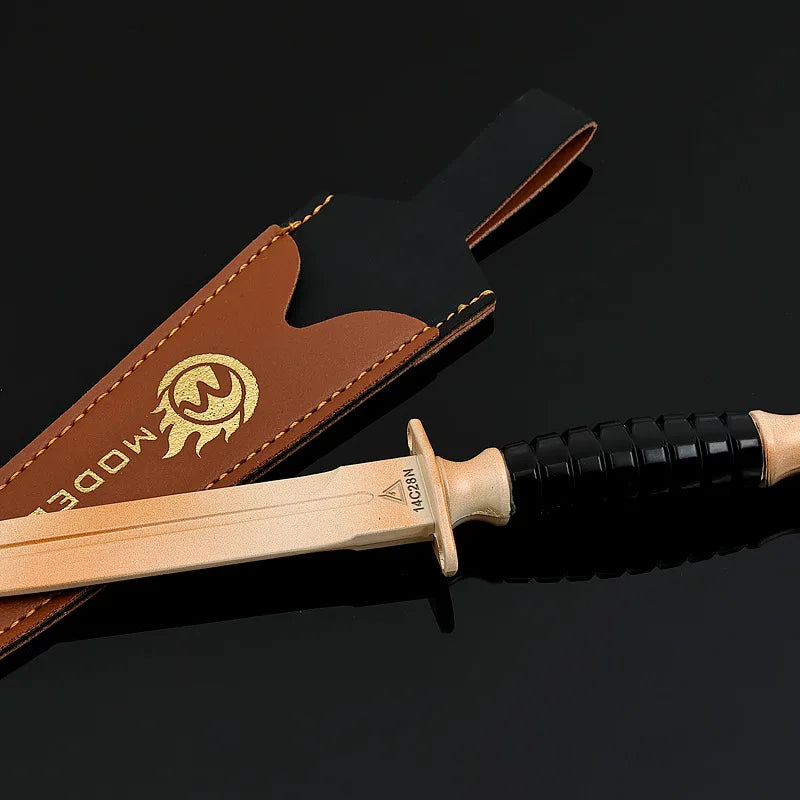 Couteau Black Hawk de 22 cm avec étui pour cosplay Delta Force Hawk Ops