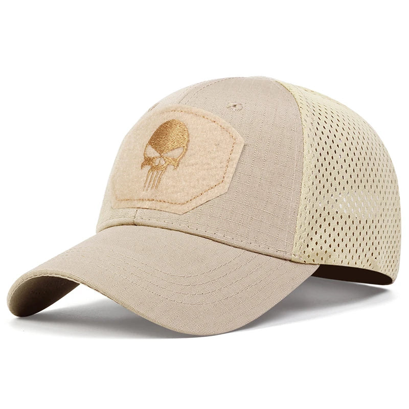 Delta Force Hawk Ops Skull Tactical Cap – Airsoft- und Outdoor-Mütze im Militärstil