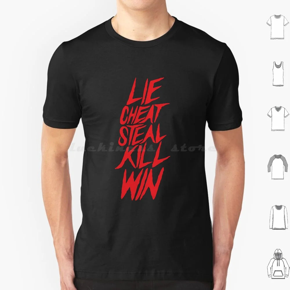 Delta Force x Run The Jewels T-Shirt – „Lügen, Betrügen, Stehlen, Töten“, cooles Baumwoll-T-Shirt