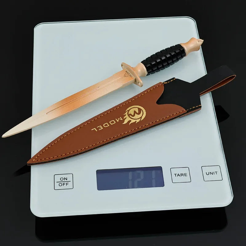 Couteau Black Hawk de 22 cm avec étui pour cosplay Delta Force Hawk Ops