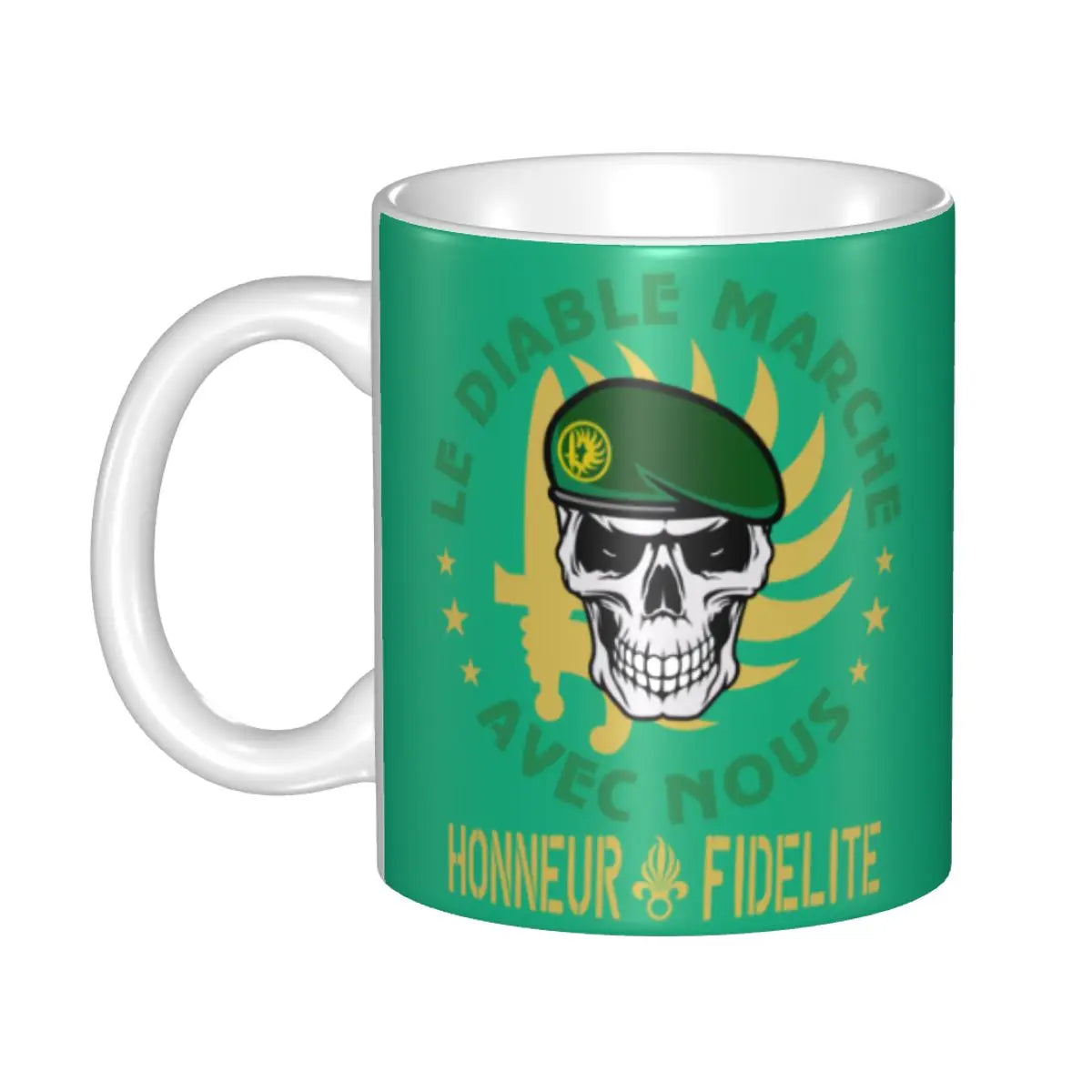 Personalisierte Delta Force x Fremdenlegion Tasse - Individuelle Kaffee- und Teetasse aus Keramik