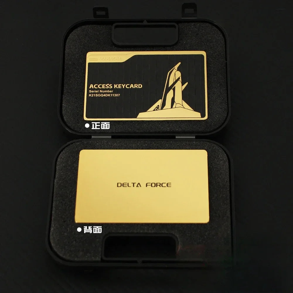 Delta Force Hawk Ops Action Metal Room Card – Spielzubehör zum Sammeln und Schreibtischornament