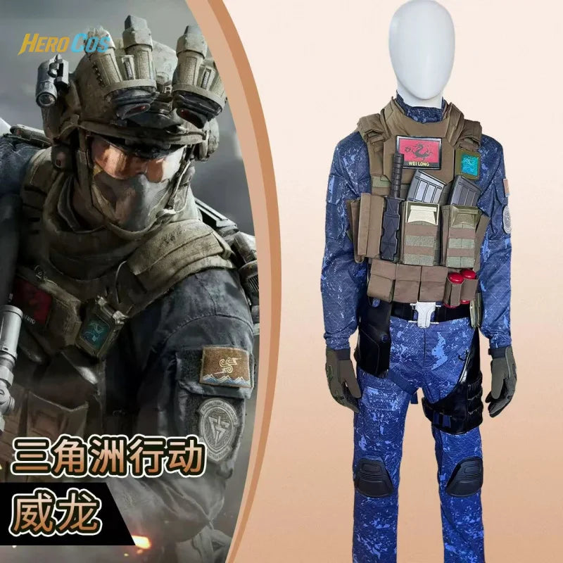 Delta Force: Hawk Ops Long Wei Cosplay Costume