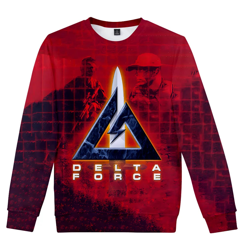 Delta Force Hawk Ops Hoodies - Stylish Unisex Pullover Sweatshirts for Casual & Hip-Hop Fashion