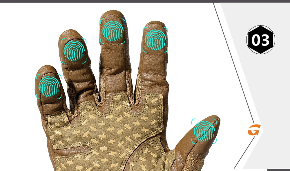 Delta Force Militärtaktik Winddichte Vollfingerhandschuhe
