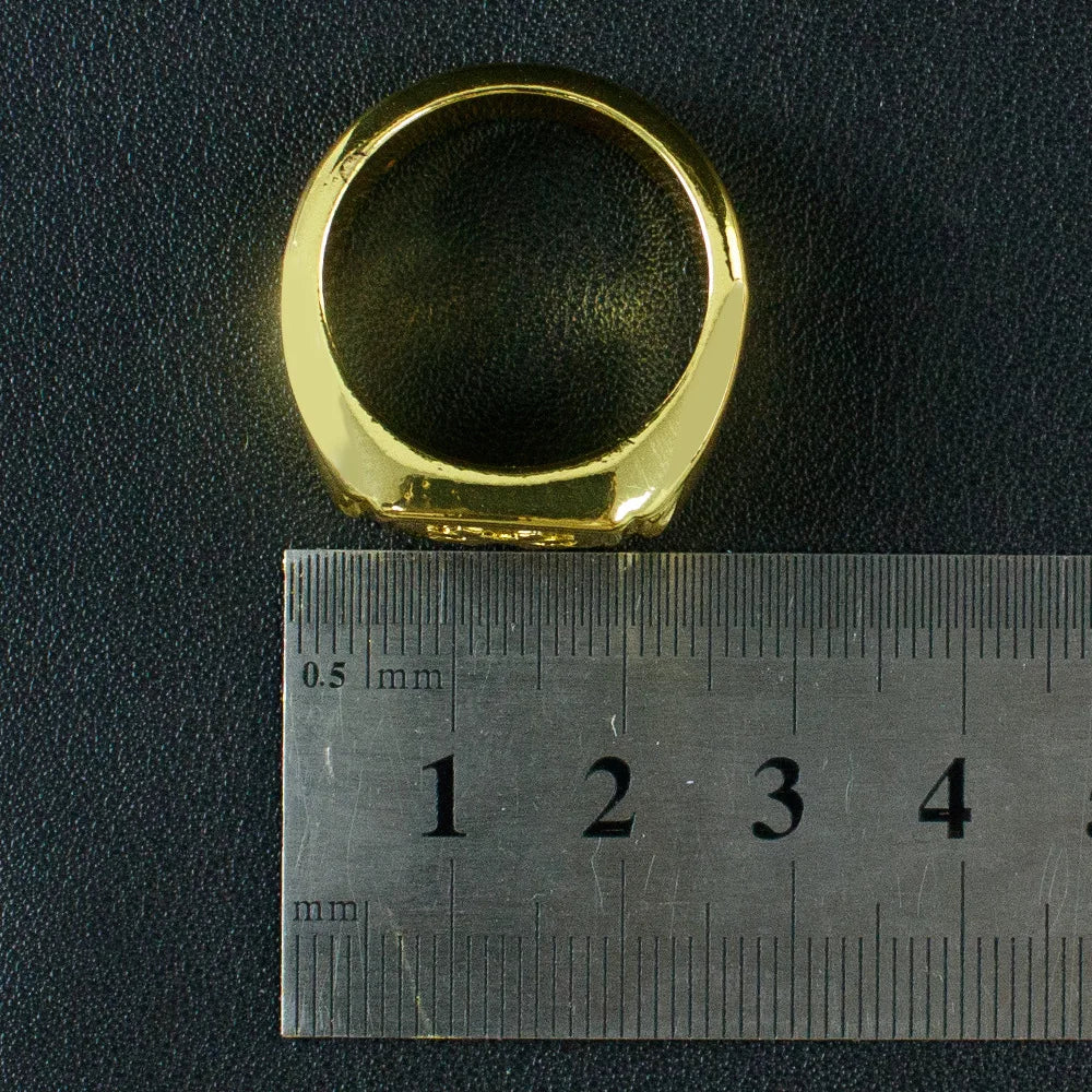 Delta Force 3cm Gold Wrench Ring – Self Defence Squad Game Trophy & Collectible Cosplay Prop