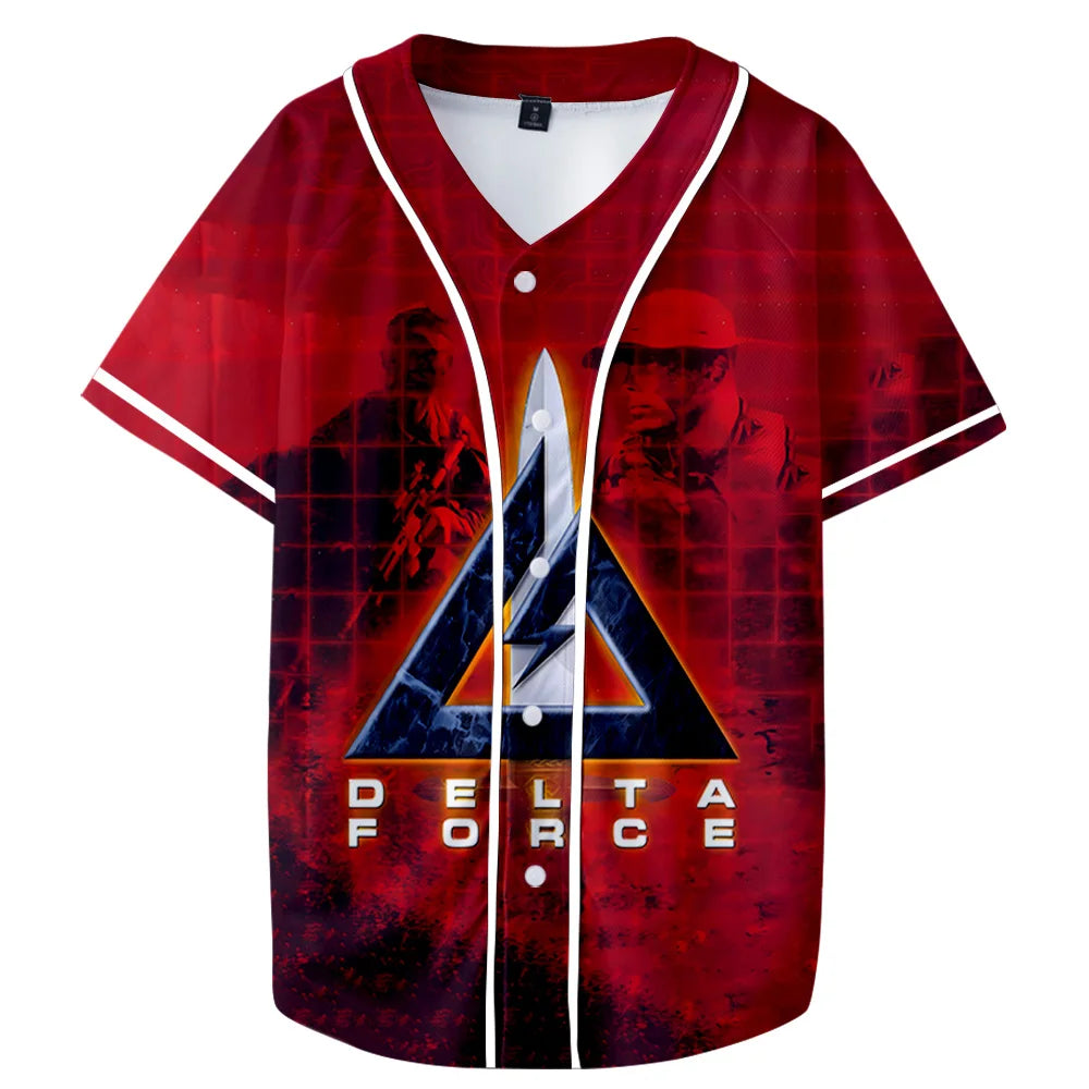 Delta Force Cosplay Unisex Short Sleeve Tee - Casual Streetwear