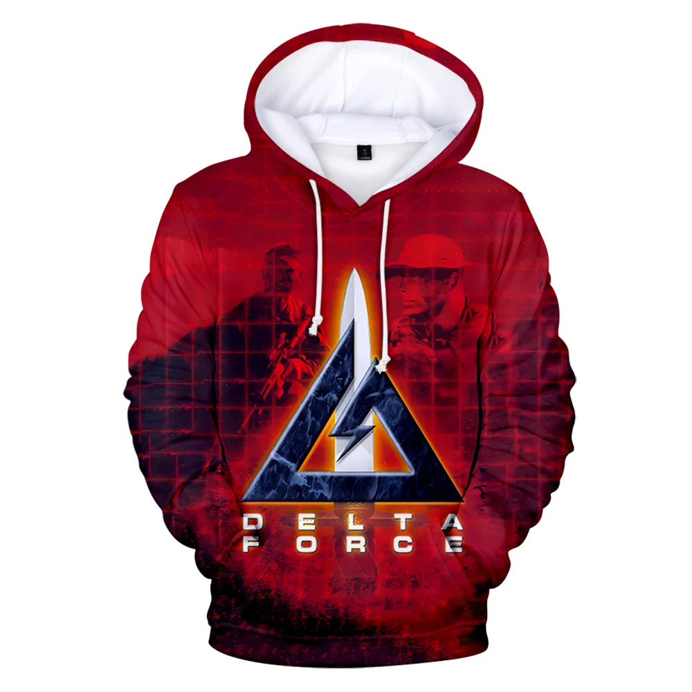 Sweats à capuche Delta Force - Nouveaux sweat-shirts streetwear unisexes inspirés du cosplay