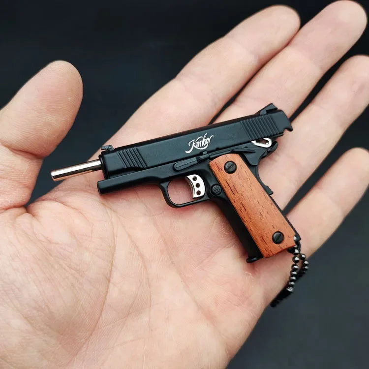 1:3 Mini KIMBER 1911 Pistolenmodell Schlüsselanhänger - Delta Force Hawk Ops inspiriert