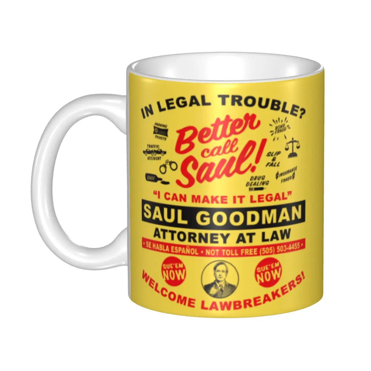 Personalisierte Delta Force x Better Call Saul Tasse - Individuelle Kaffee- und Teetasse aus Keramik