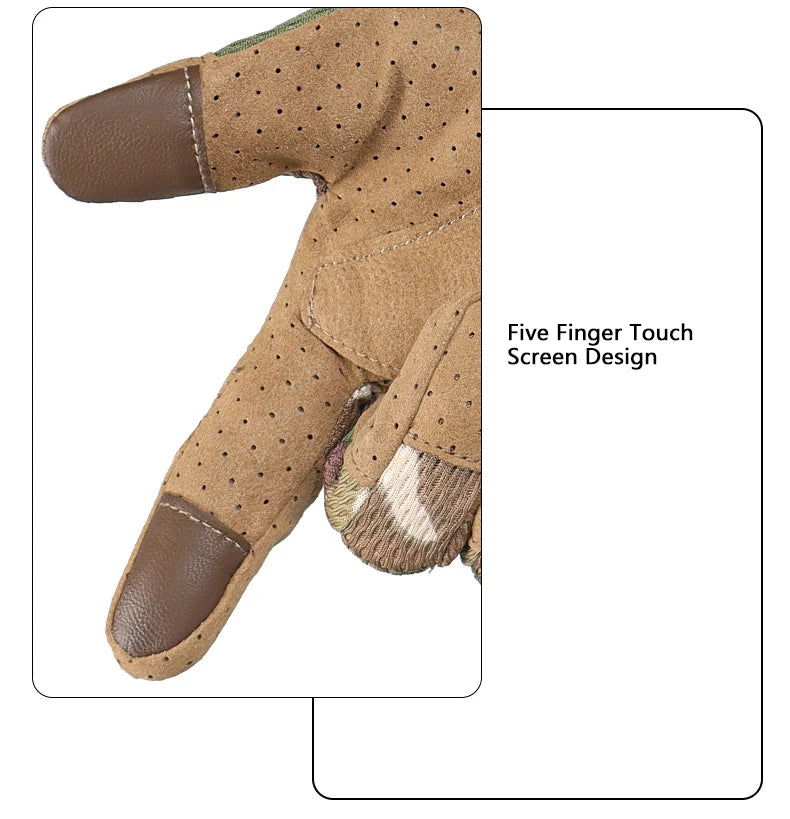 Delta Force Military Tactics Winddichte Vollfingerhandschuhe - Outdoor-Sport & Jagd