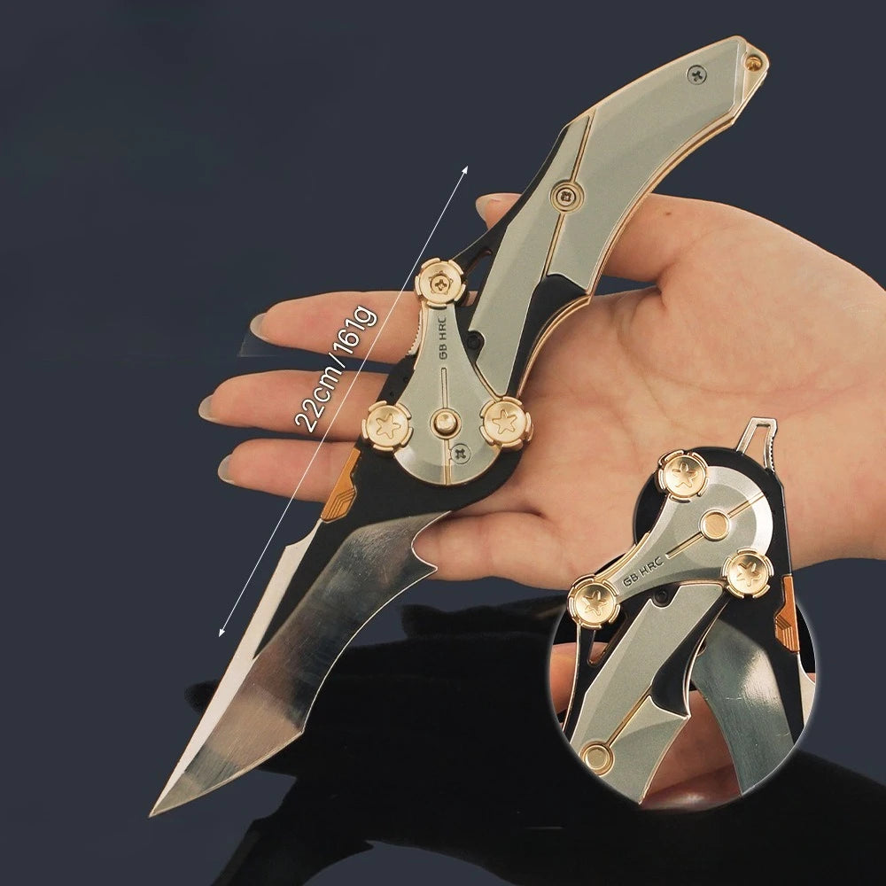 Delta Force Klappmesser LIMITIERTE EDITION – Replika der 22 cm langen springenden Klinge | Gaming-Requisite & Schreibtisch-Dekor