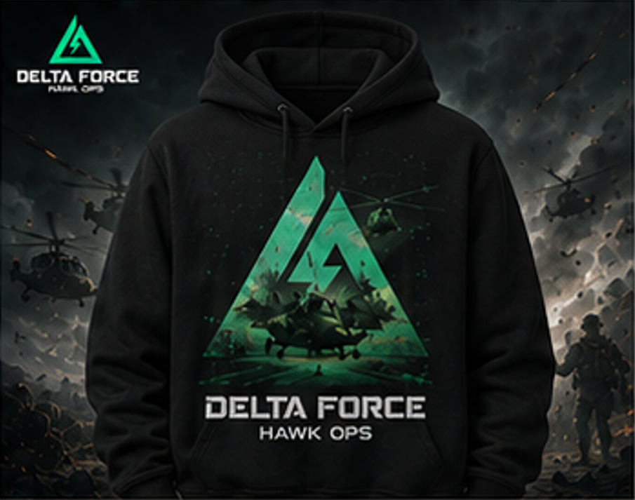 Delta Force Hawk Ops Air Assault Hoodie | Tactical Military Gaming Pullover
