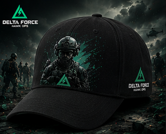 Casquette d'opérateur Delta Force Hawk Ops | Casquette militaire tactique de jeu