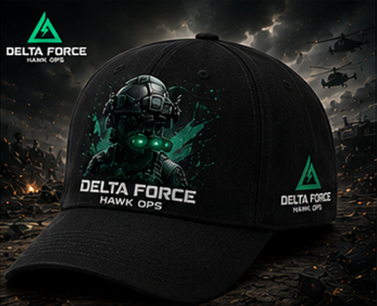 Casquette d'opérateur de vision nocturne Delta Force Hawk Ops | Casquette de jeu tactique