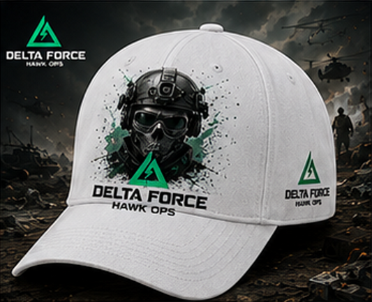 Casquette Delta Force Skull Operator | Chapeau Tactique Militaire Gaming