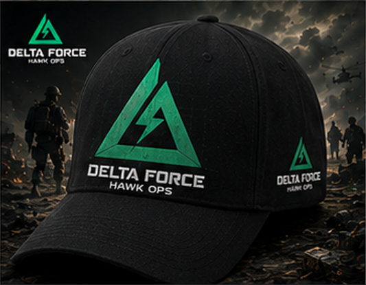 Delta Force Logo Cap | Premium Tactical Gaming Baseball Hat