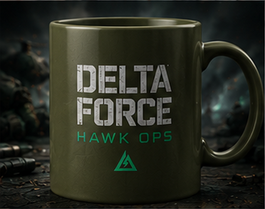 Mug Delta Force Hawk Ops | Tasse de jeu militaire tactique