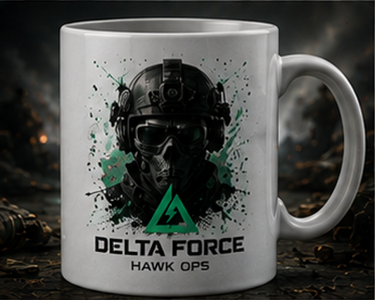 Mug Delta Force Hawk Ops | Tasse de jeu d'opérateur tactique