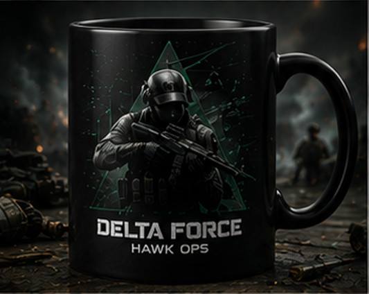 Mug Delta Force Hawk Ops | Tasse de jeu d'opérateur tactique