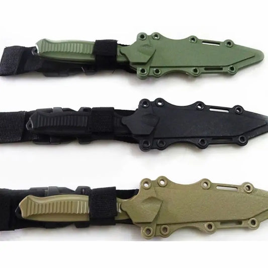 1:1 Delta Force Tactical Rubber Knife - Safe Military Training & Cosplay Prop