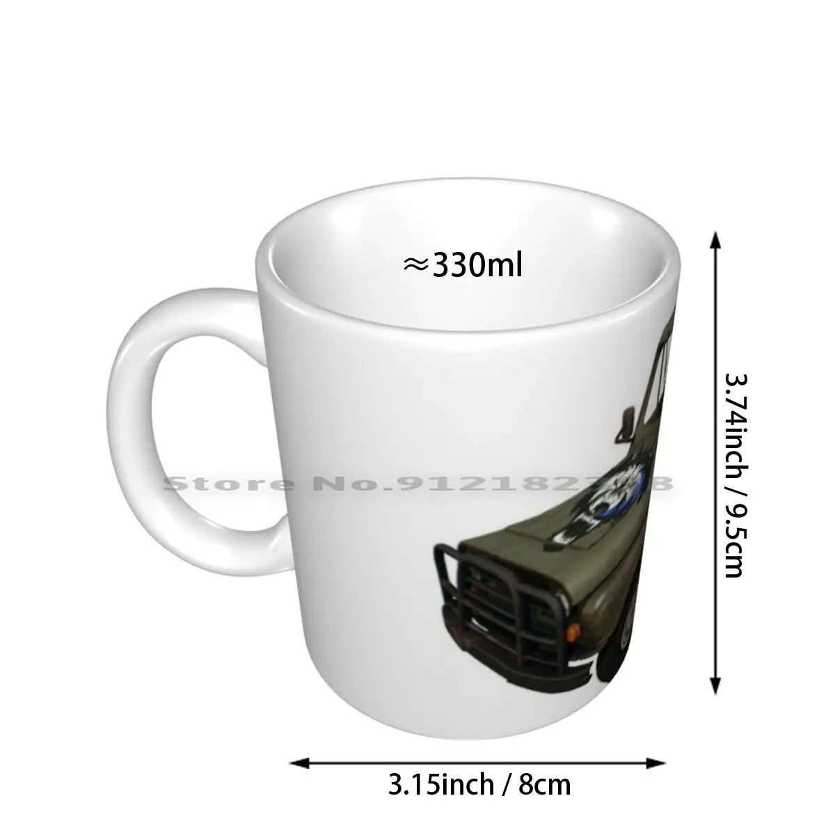 Delta Force PUBG Ceramic Mug - Direwolf Edition Coffee & Tea Cup