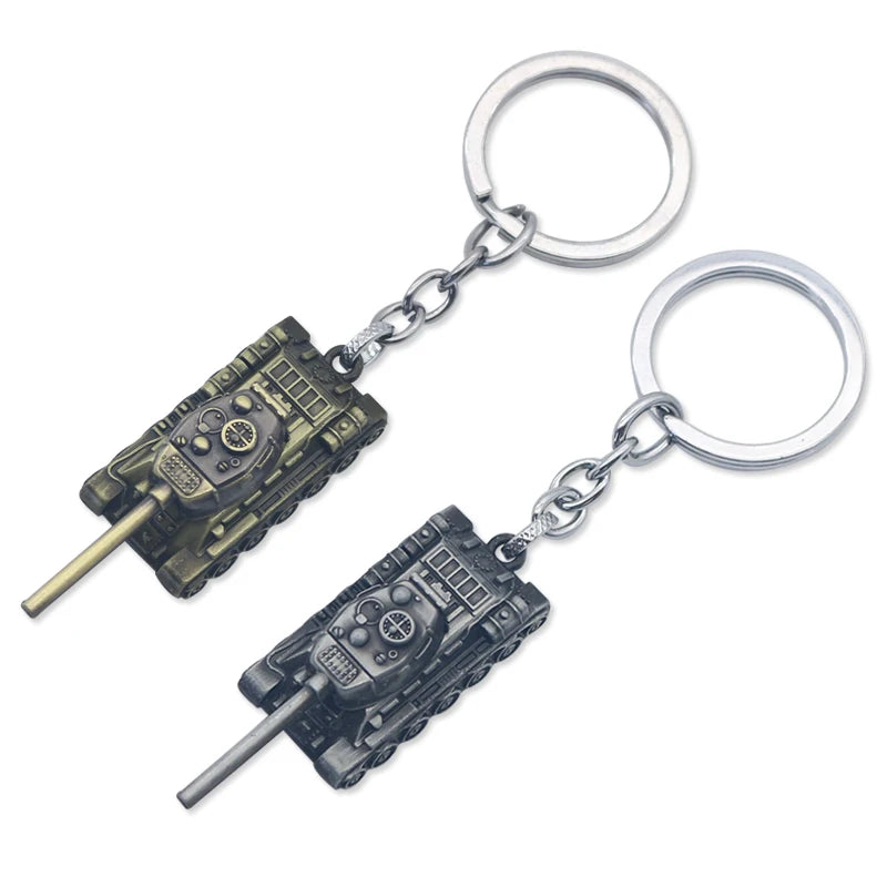 Classic Tank Keychain - Delta force hawk ops  Inspired Bronze Metal Key Ring