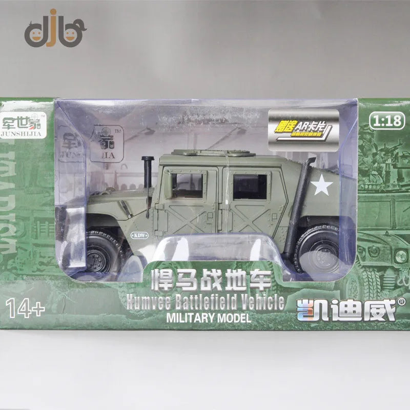 1:18 Delta Force Diecast H1 SUV Tactical HUMVEE - Military Model Toy