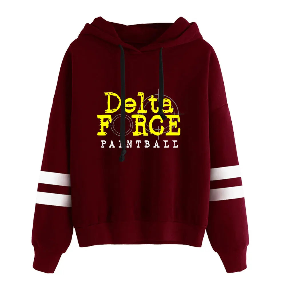 Delta Force Merch Pullovers - Chic Streetwear Hoodies & Sweatshirts for Women