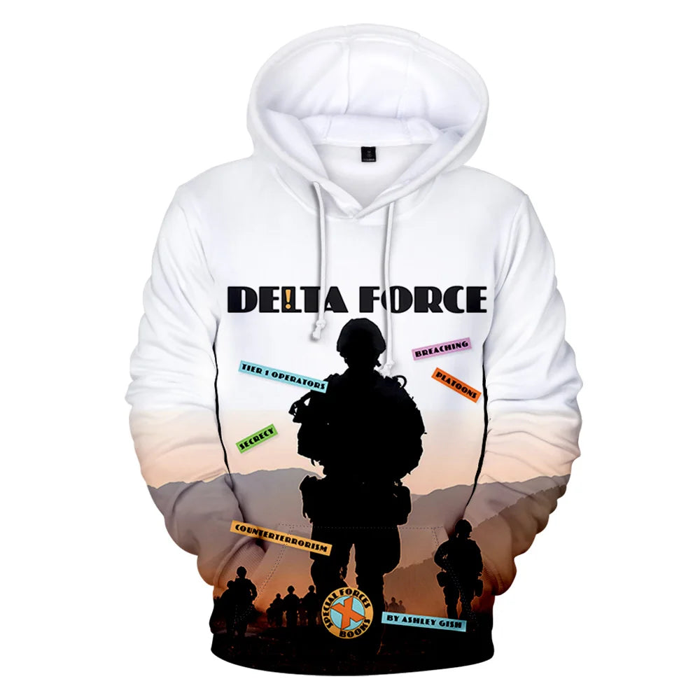 Delta Force Hoodies - New Cosplay-Inspired Unisex Streetwear Sweatshirts