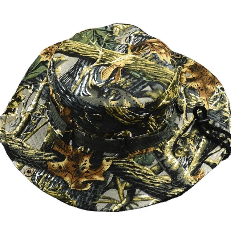 Delta Force Hawk Ops Camouflage Cap – Tactical Boonie Hat for Outdoor Adventures