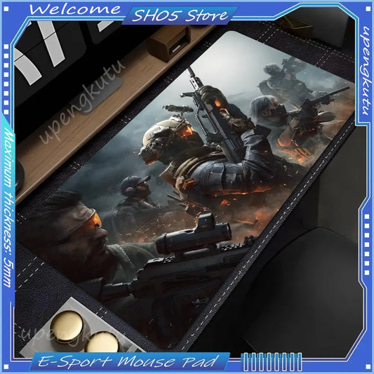 Delta Force All Size Mouse Pad - Non-Slip Gaming & Office Desk Mat  Séries '' BLACK 4 ''