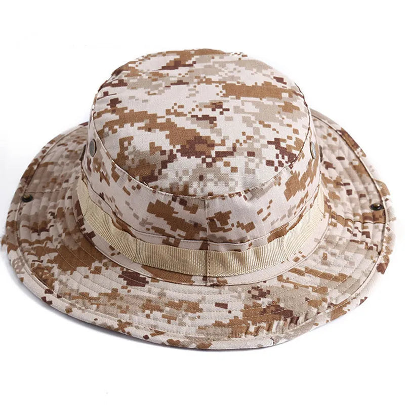 Delta Force Hawk Ops Camouflage Hat – Tactical Bucket Hats for Outdoor Adventures