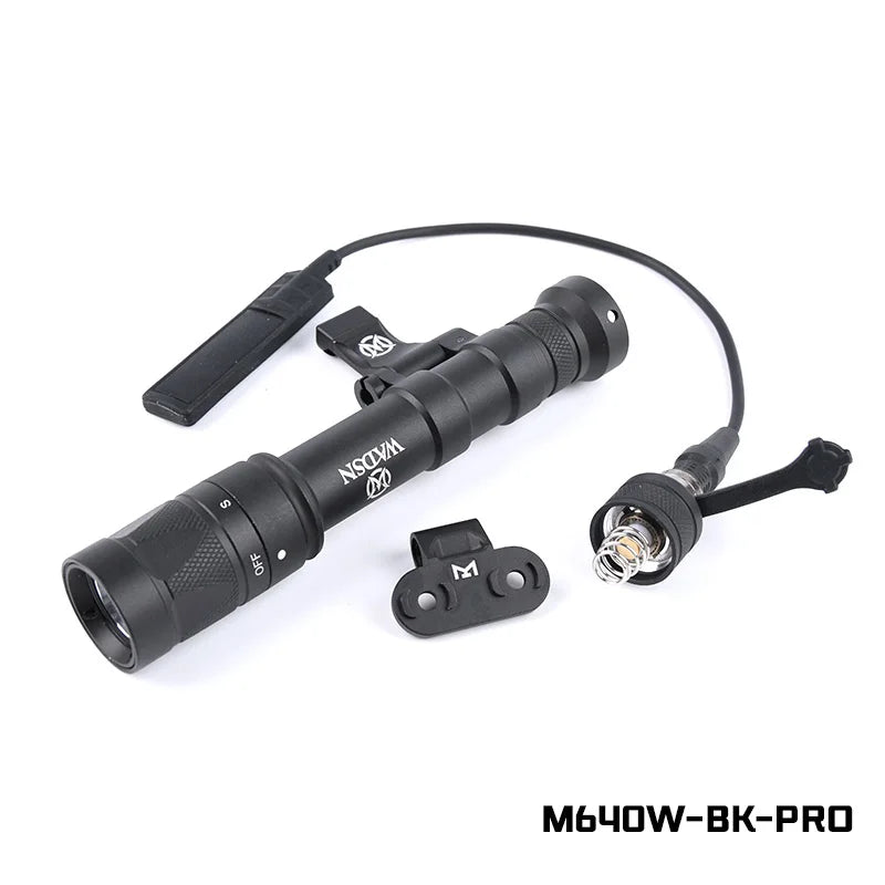 WADSN M640 Tactical Surefire Flashlight - Delta Force Hawk Ops Inspired Weapon Light