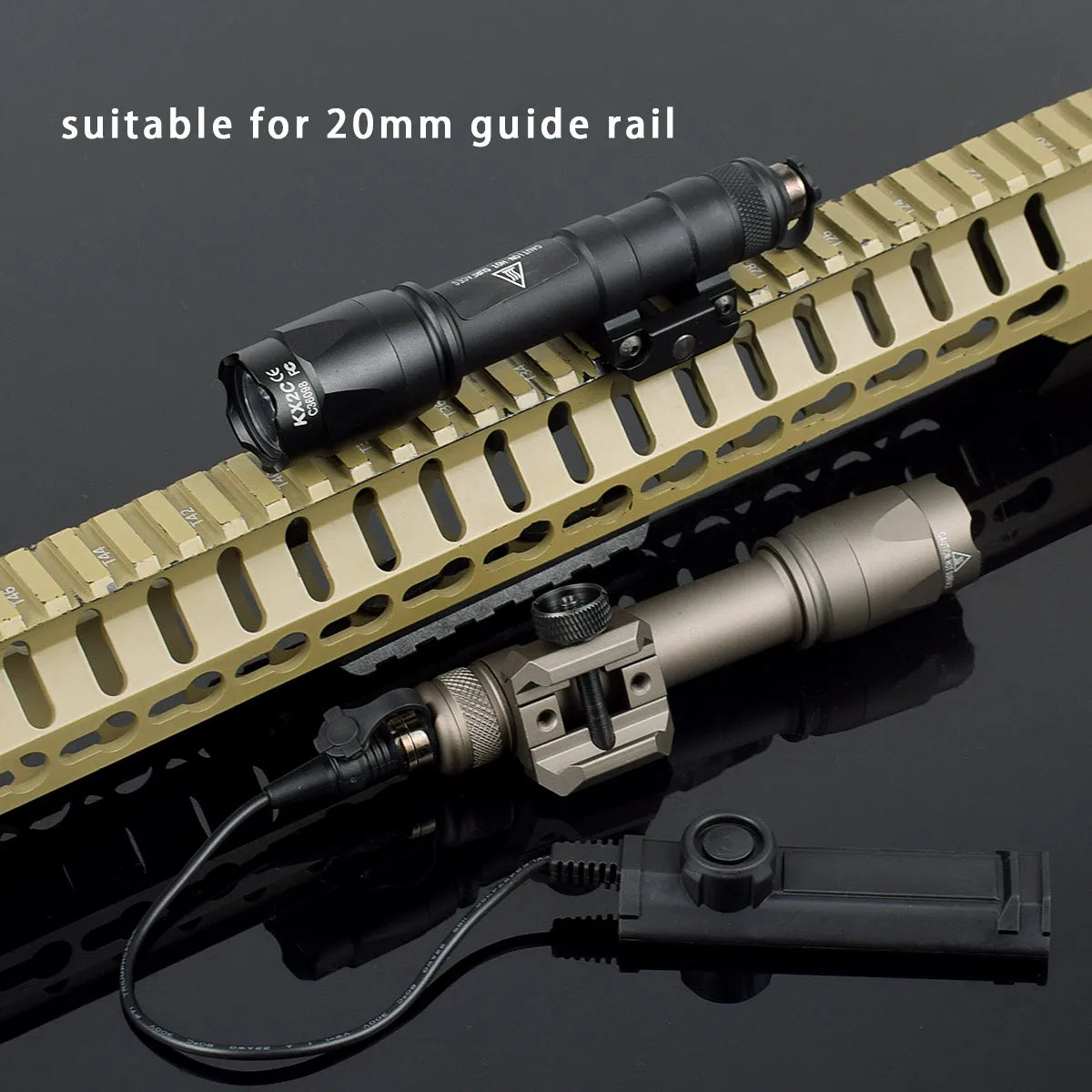 Delta Force Hawk Ops Tactical Surefire M600 Weapon Light - Rifle & Pistol Flashlight