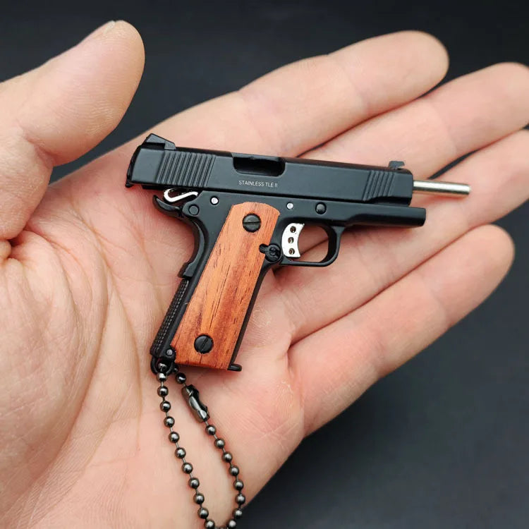 1:3 Mini KIMBER 1911 Pistol Model Keychain - Delta Force Hawk Ops Inspired