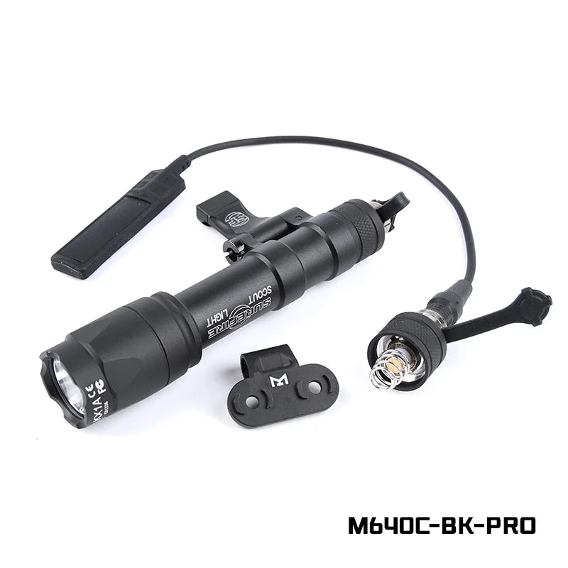 WADSN M640 Tactical Surefire Flashlight - Delta Force Hawk Ops Inspired Weapon Light