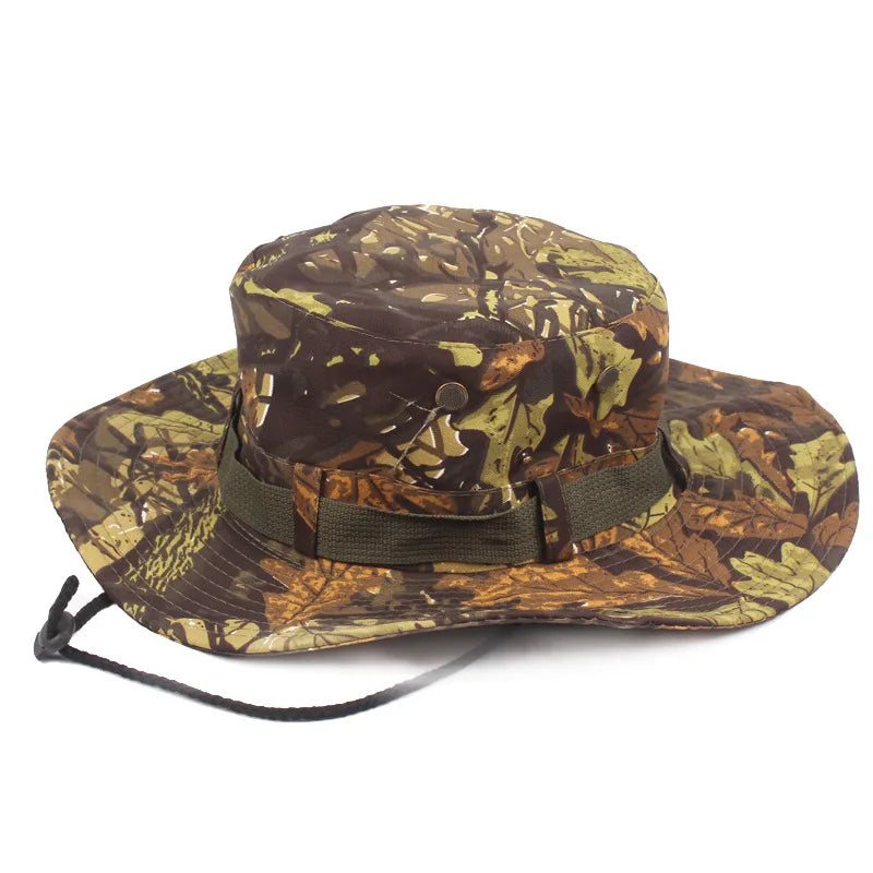 Delta Force Hawk Ops Camouflage Cap – Tactical Boonie Hat for Outdoor Adventures