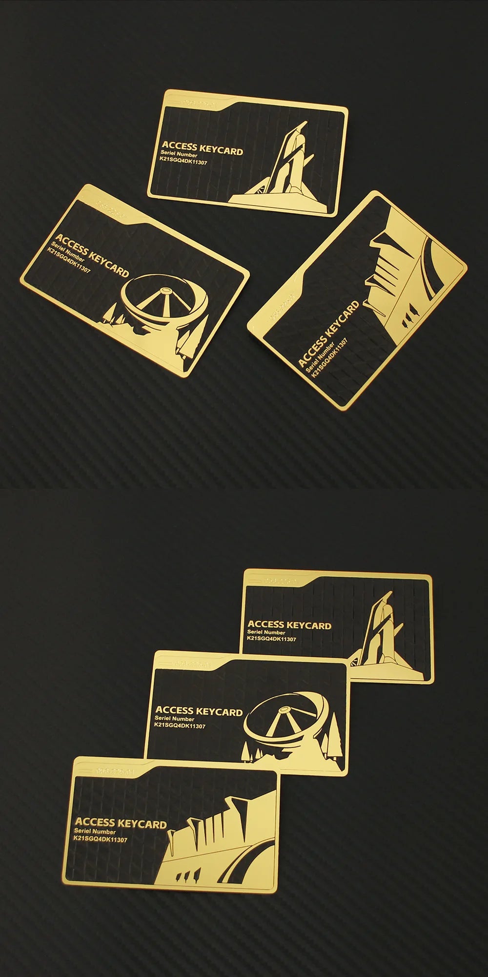 Delta Force Metal NFC Game Card – President's Lounge Cosplay Accessory & Collectible Ornament