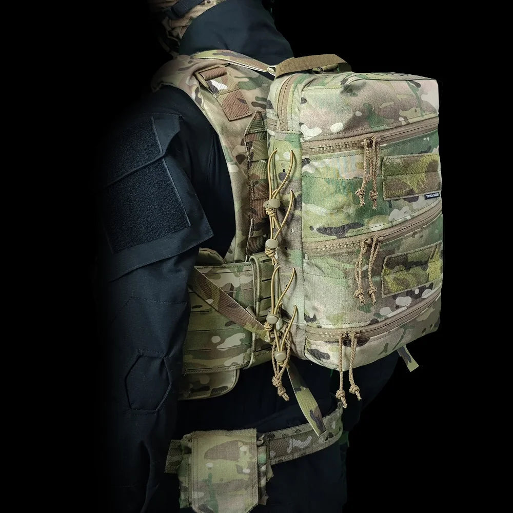 Nouveau sac à dos compact tactique Delta Force de style SS - Sac d'assaut et médical multifonctionnel