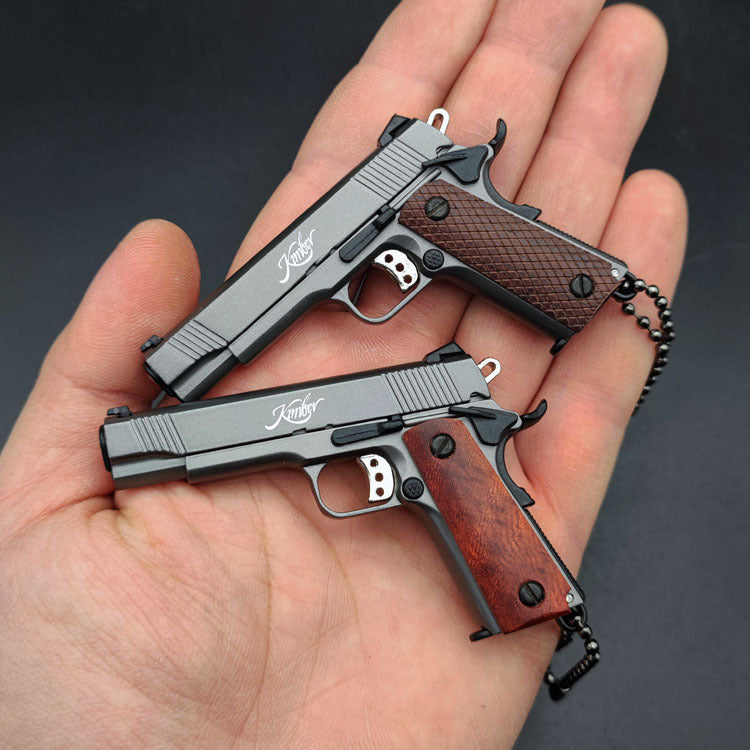 1:3 Mini KIMBER 1911 Pistol Model Keychain - Delta Force Hawk Ops Inspired